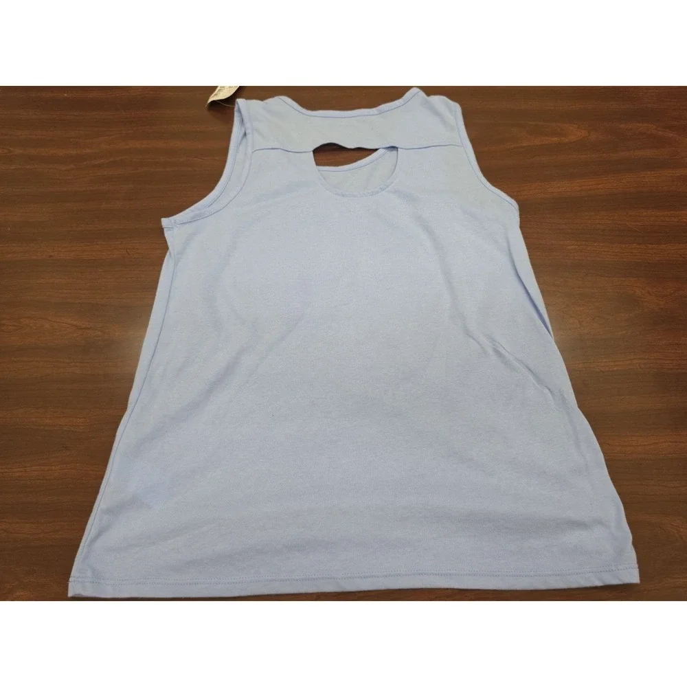 The Children's Place NWT Girls Blue Peace Sign Graphic Tank Top Size XL (14)